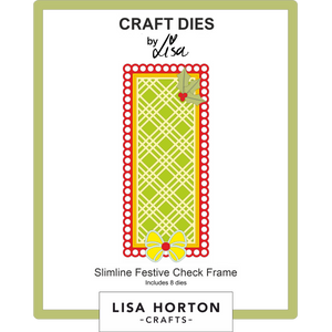 Festive DL Checked Frame Die