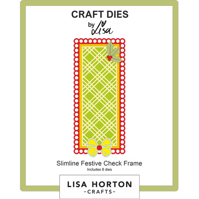 Festive DL Checked Frame Die