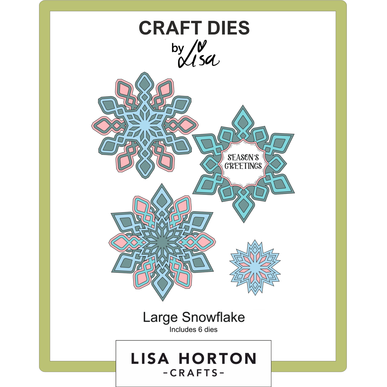 Large Snowflake Die