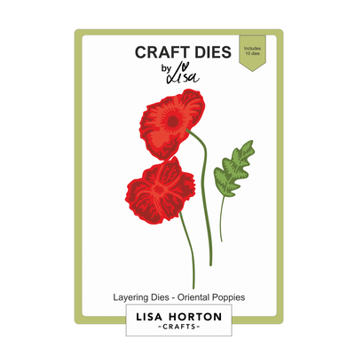 Lisa Horton Crafts Layering Dies - Oriental Poppies