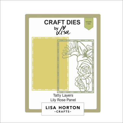 Lisa Horton Crafts Lily Rose Panel Die