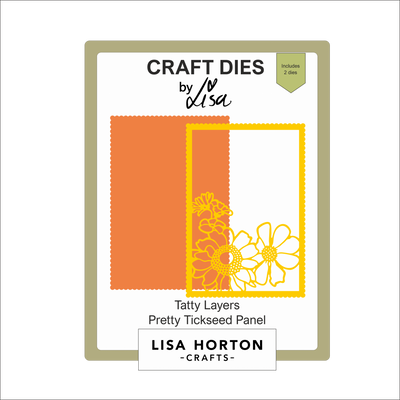 Lisa Horton Crafts Pretty Tickseed Panel Die