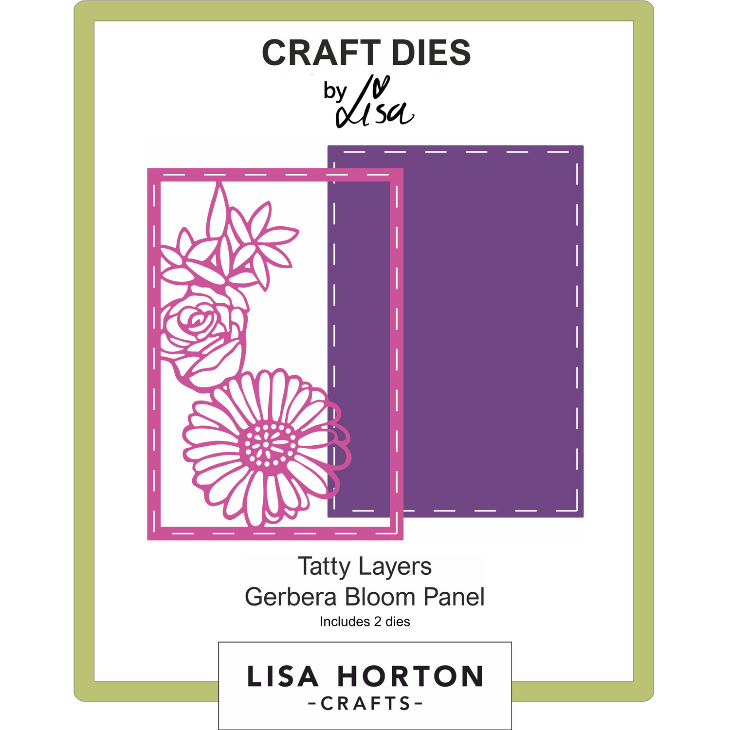 Gerbera Bloom Panel Die