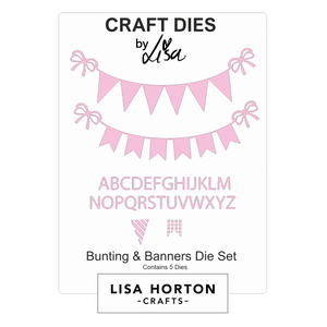 Lisa Horton Crafts Bunting and Banners Die Set