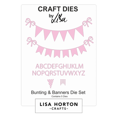 Lisa Horton Crafts Bunting and Banners Die Set