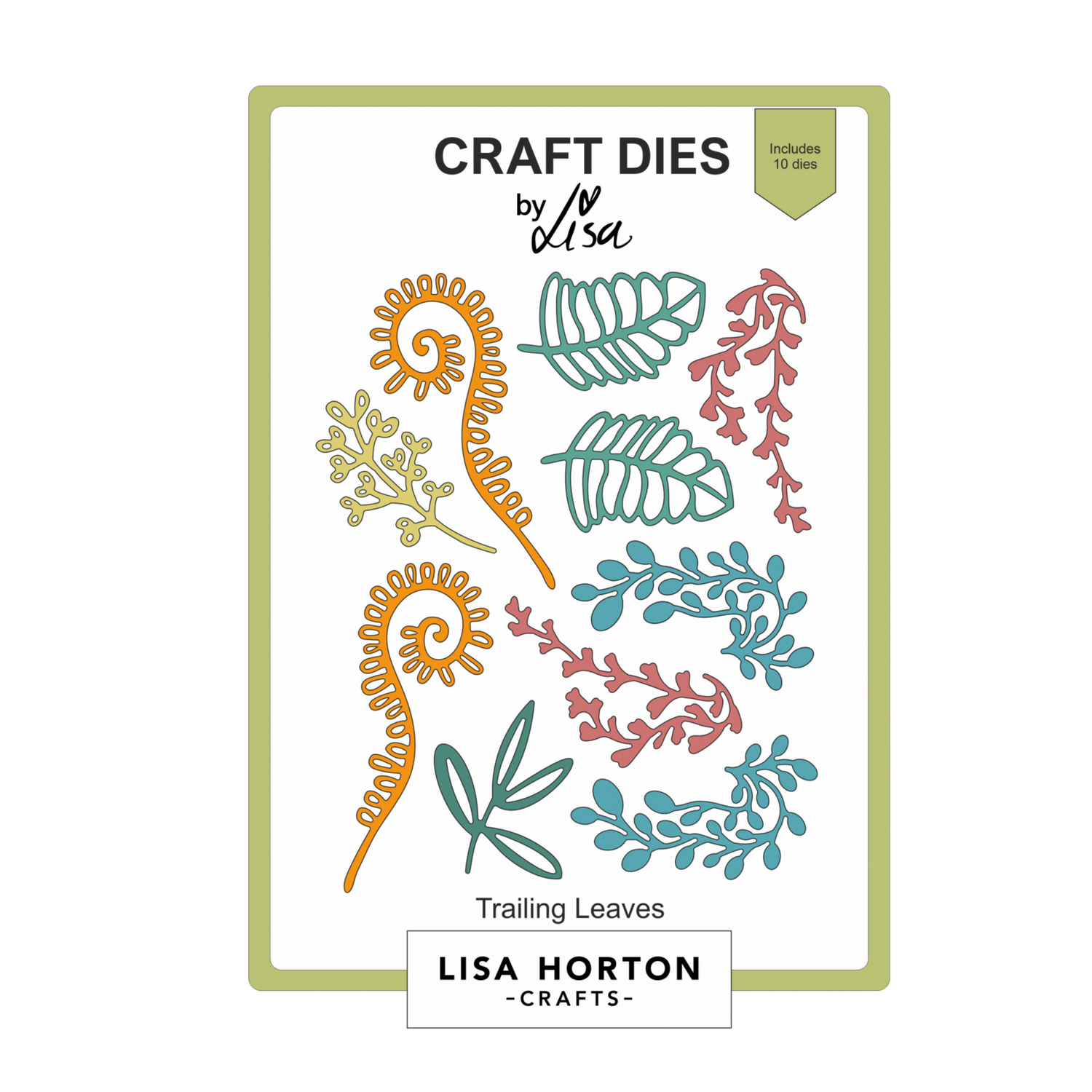 Lisa Horton Crafts Trailing Leaves Die Set