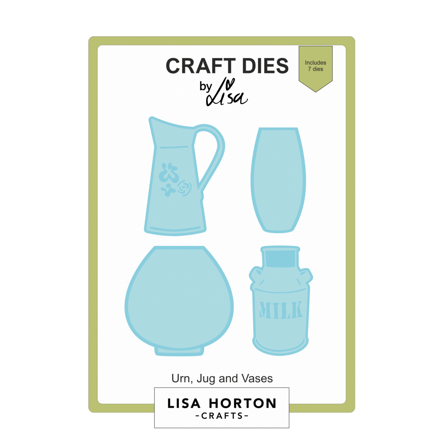 Lisa Horton Crafts Urn, Jug and Vases Die Set