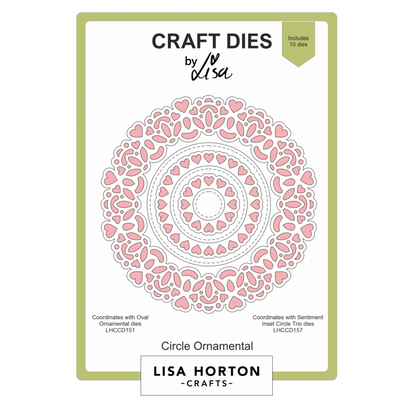 Lisa Horton Crafts Circle Ornamental Die Set
