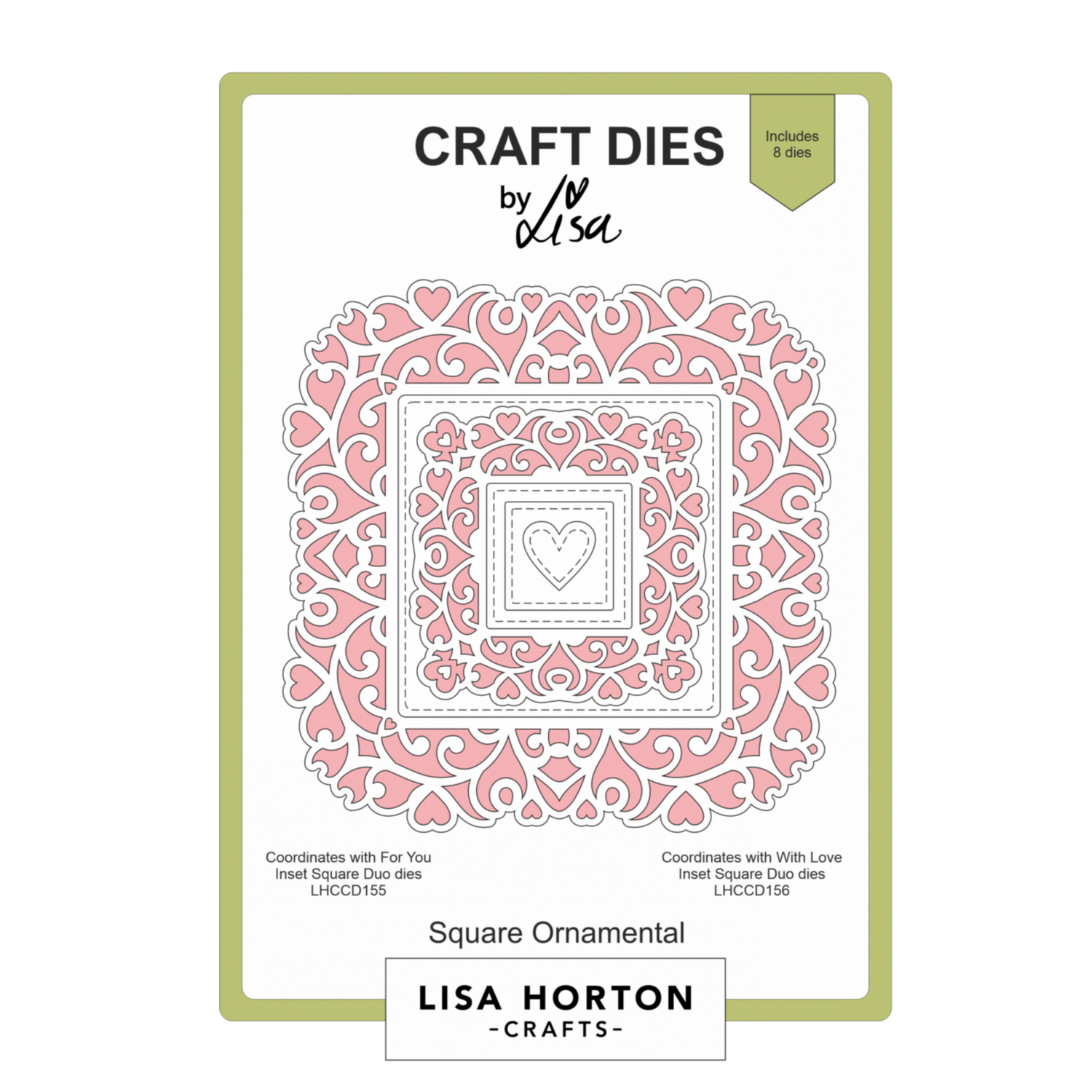 Lisa Horton Crafts Square Ornamental Die Set