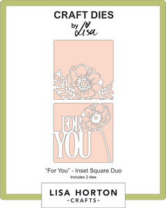 For You Inset Square Duo Die Set