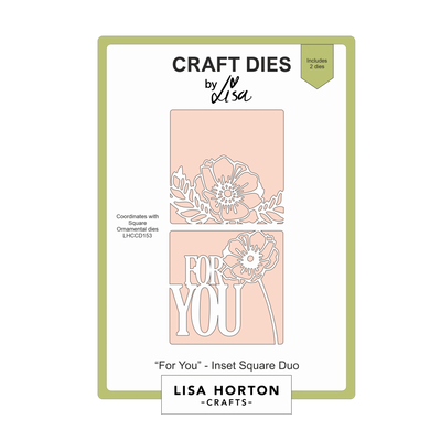 Lisa Horton Crafts For You Inset Square Duo Die Set