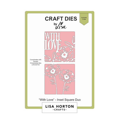 Lisa Horton Crafts With Love Inset Square Duo Die Set