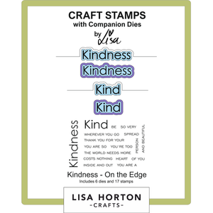 Kindness - On the Edge Stamps and Dies