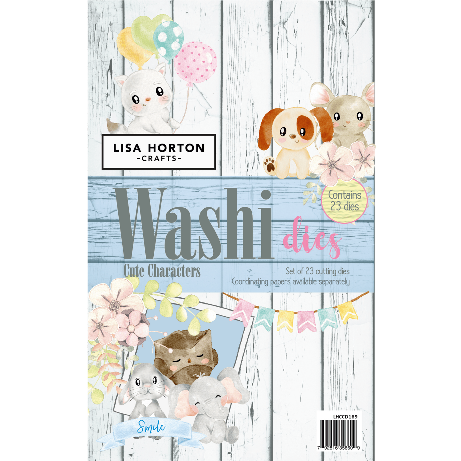 Cute Characters Washi Dies