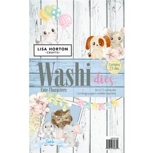 Cute Characters Washi Dies