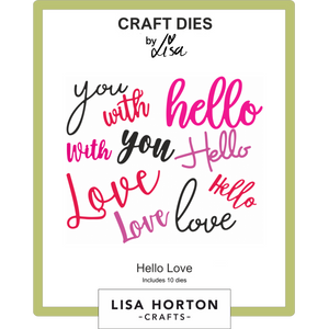 Hello Love Die Set