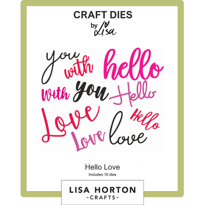 Hello Love Die Set