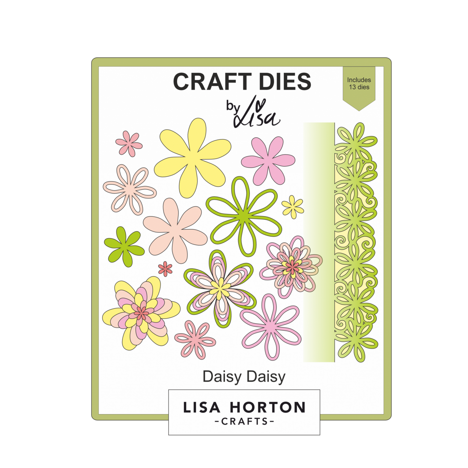 Lisa Horton Crafts Daisy Daisy Die Set