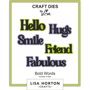 Bold Words Die Set