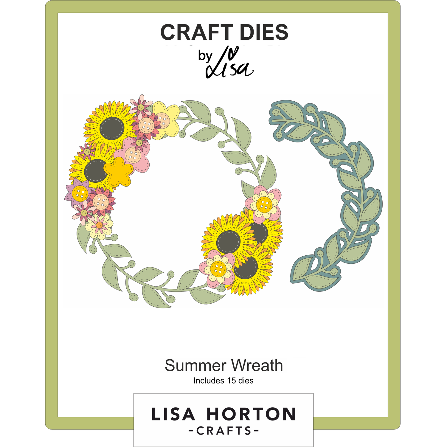Summer Wreath Die Set