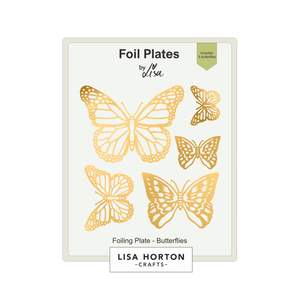 Lisa Horton Crafts Butterflies Foil Plates