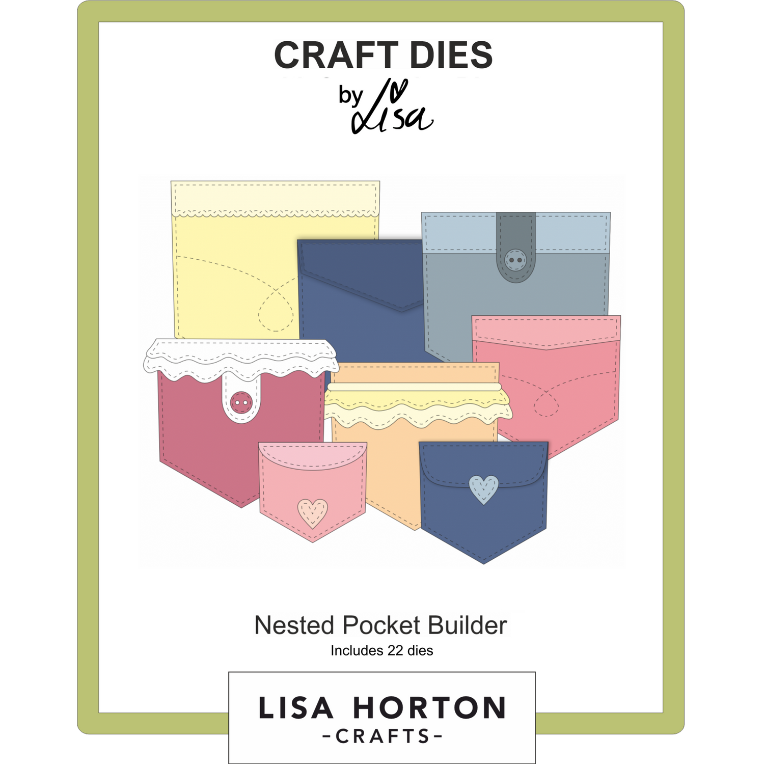 Nested Pocket Builder Die Set