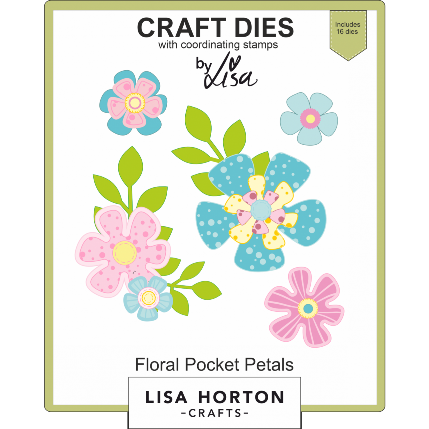 Floral Pocket Petals Die and Stamp Set