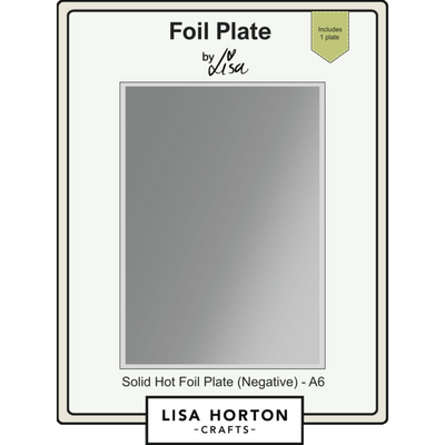 Solid Hot Foil Plate (Negative) - A6