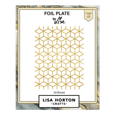 Lisa Horton Crafts 3D Boxes Foil Plate