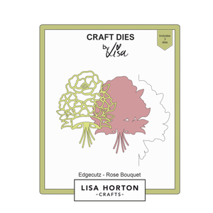 Lisa Horton Crafts Edgecutz Rose Bouquet Die Set