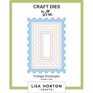 Postage Rectangles Die Set - 7 Dies