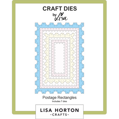 Postage Rectangles Die Set - 7 Dies
