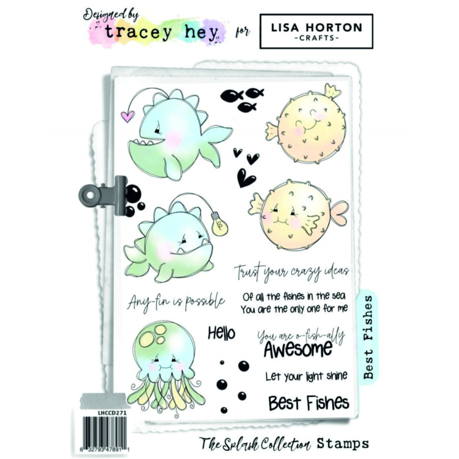Tracey Hey Stamps & Dies Best Fishes
