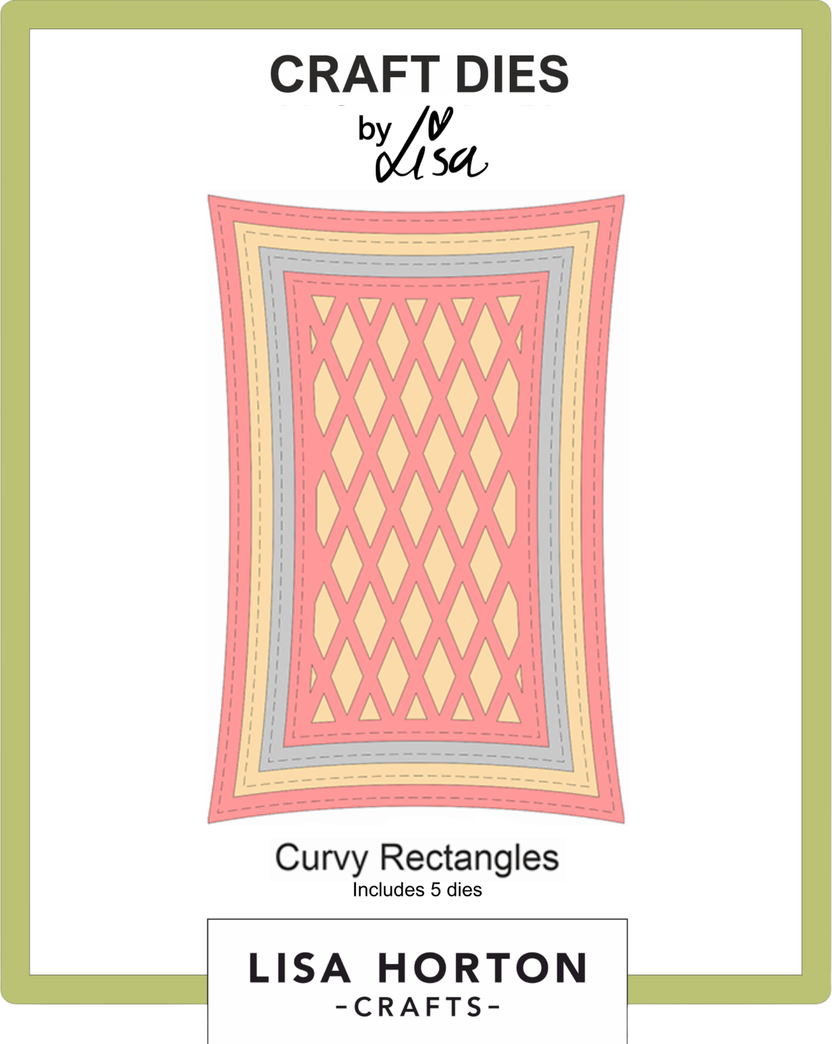 Curvy Rectangles Die
