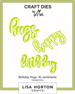 XL Sentiments Dies - Birthday Hugs