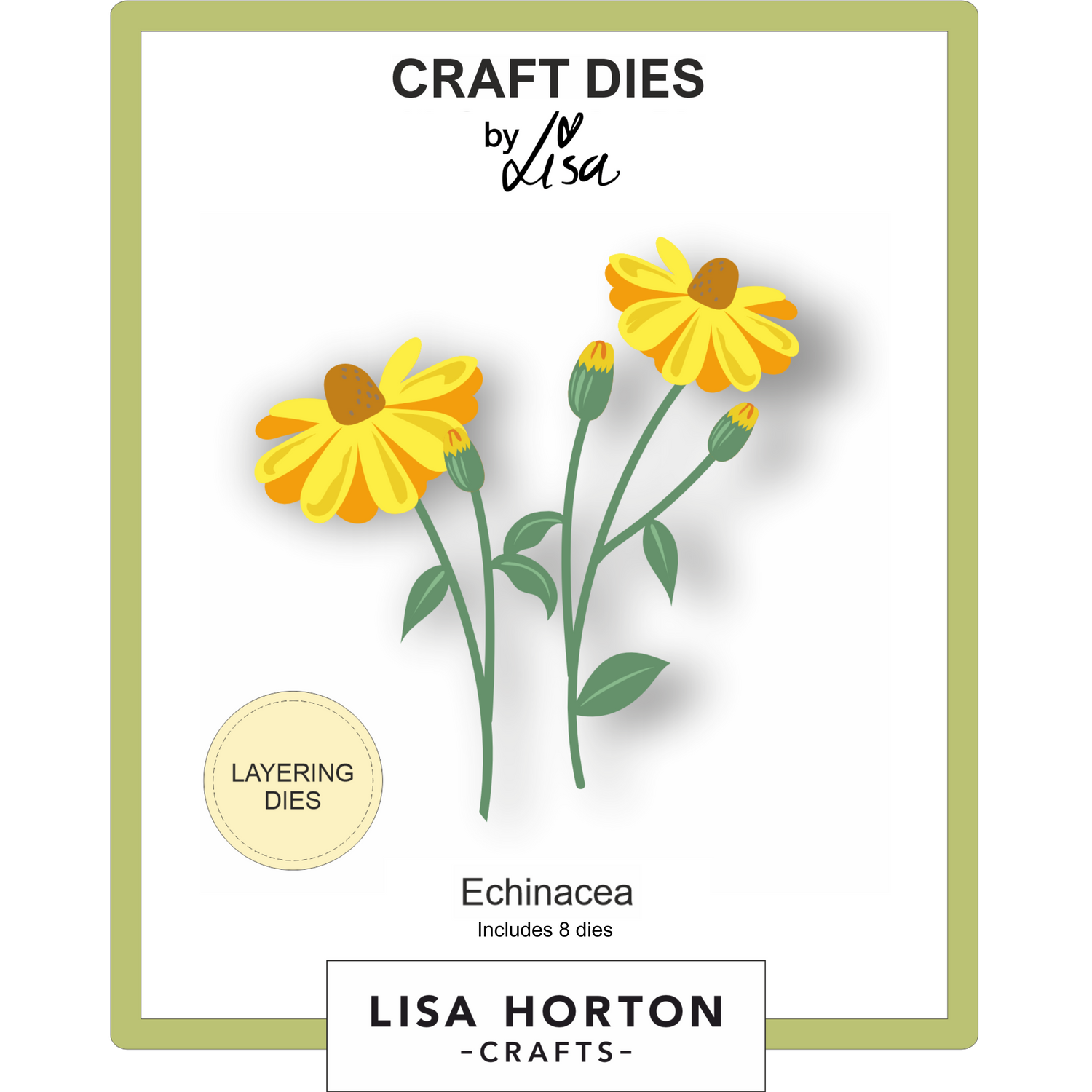 Layering Dies - Echinacea