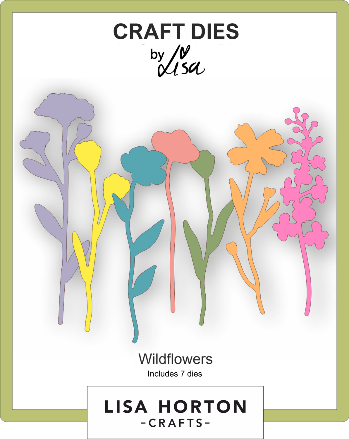 Wildflowers Dies - 7 Dies in total
