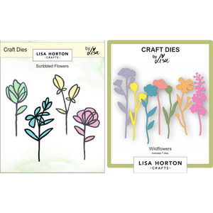 Scribbled Flowers and Wildflowers Die Bundle