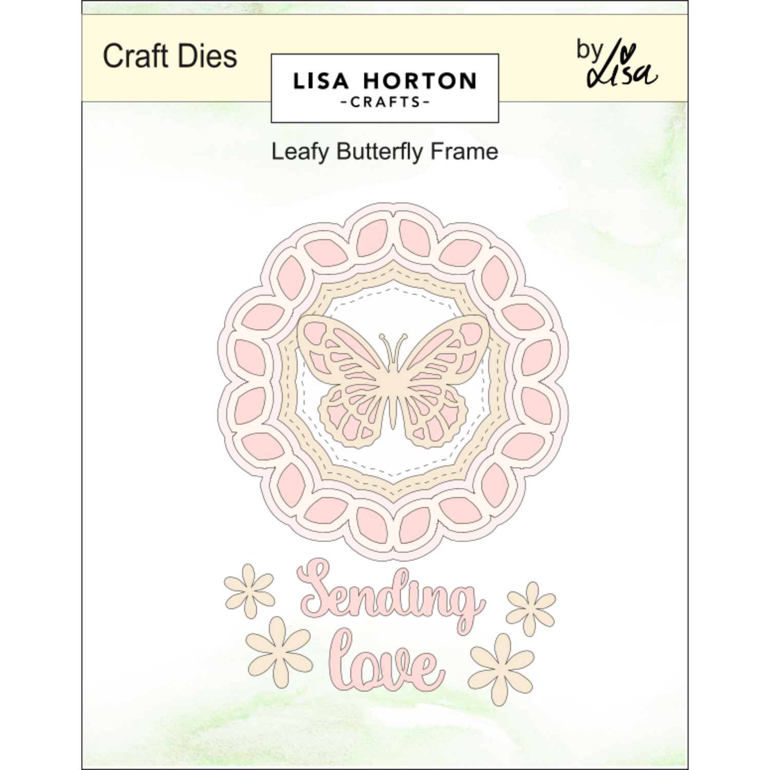 Leafy Butterfly Frame and Just A Heart Die Sets
