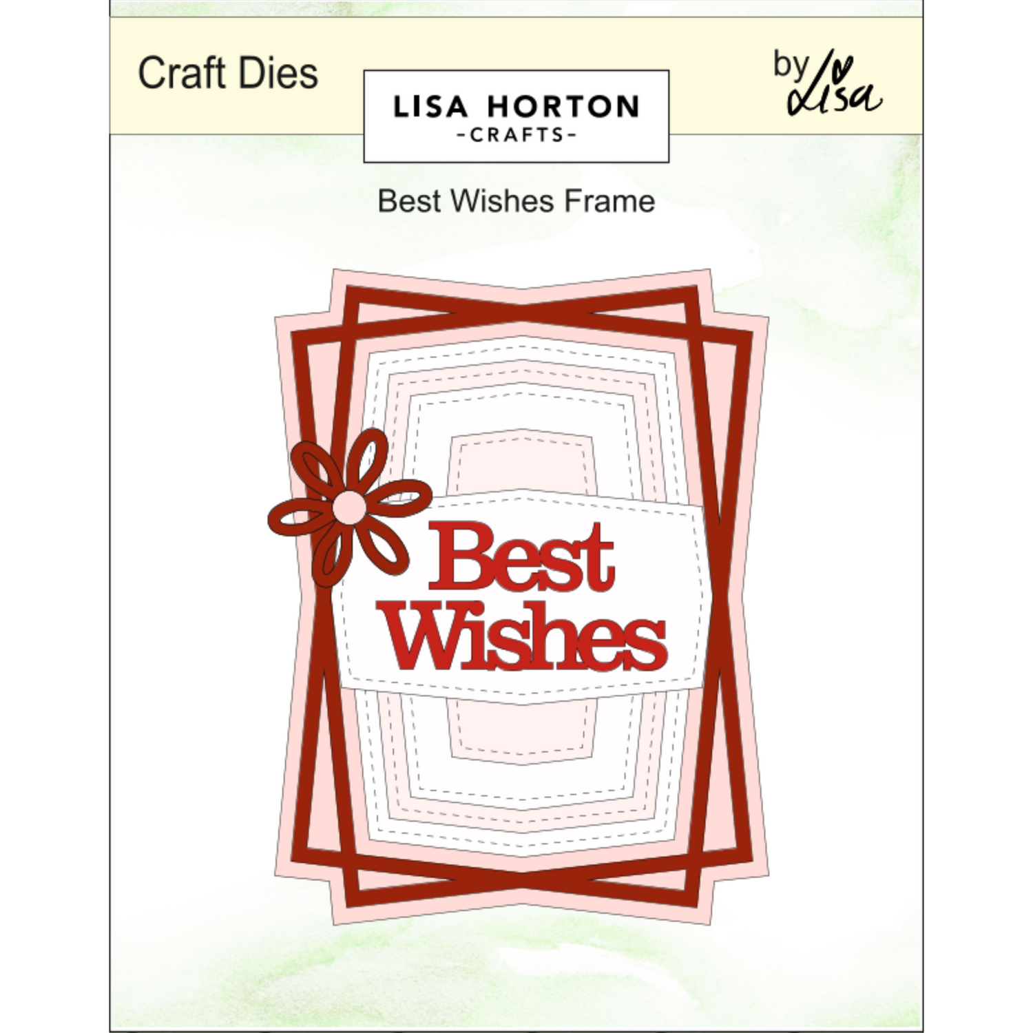 Best Wishes Frame Die Set
