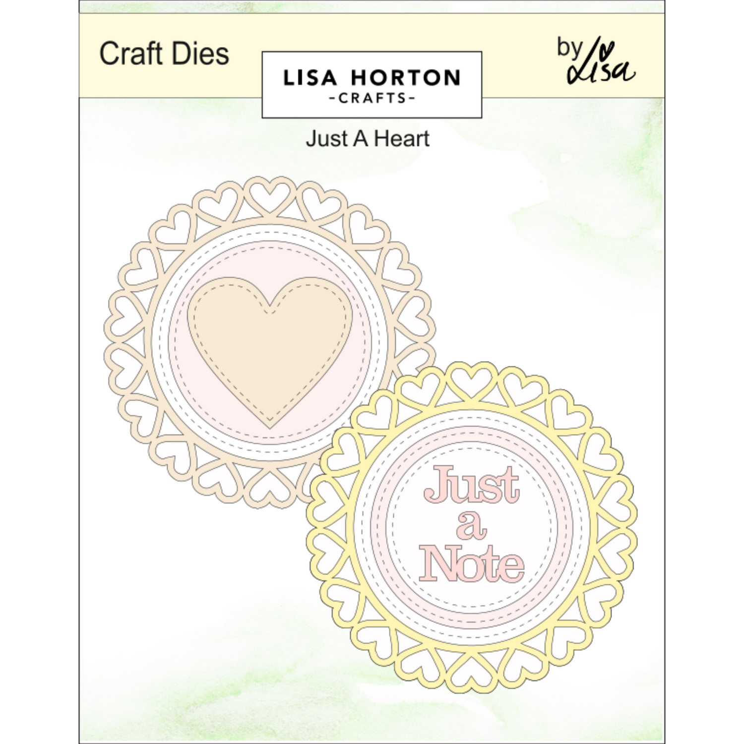 Leafy Butterfly Frame and Just A Heart Die Sets