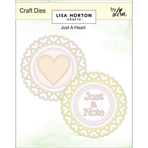 Leafy Butterfly Frame and Just A Heart Die Sets