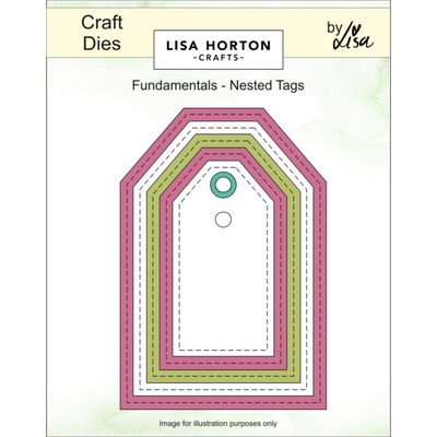 Fundamentals Die Set - Nested Tags (7 Dies)