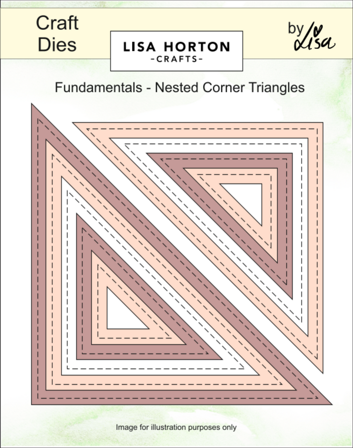 Fundamentals Die Set - Nested Corner Triangle (6 Dies)