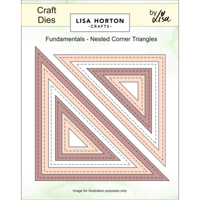 Fundamentals Die Set - Nested Corner Triangle (6 Dies)