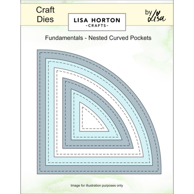 Fundamentals Die Set - Nested Curved Pocket (6 Dies)