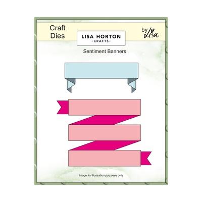 Lisa Horton Crafts Sentiment Banners Die Set