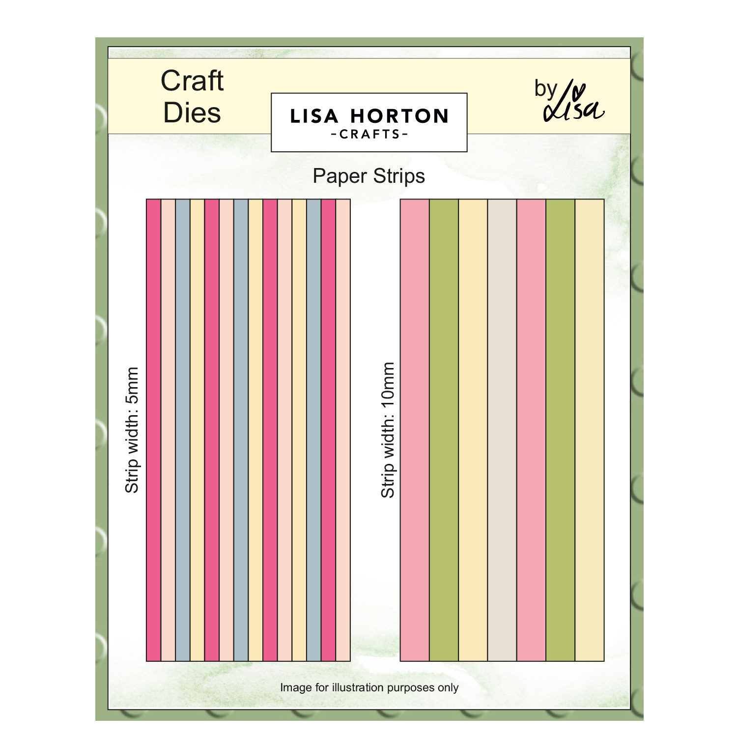 Lisa Horton Crafts Paper Strips Dies