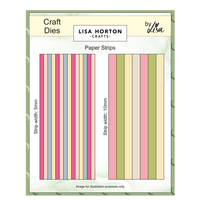 Lisa Horton Crafts Paper Strips Dies
