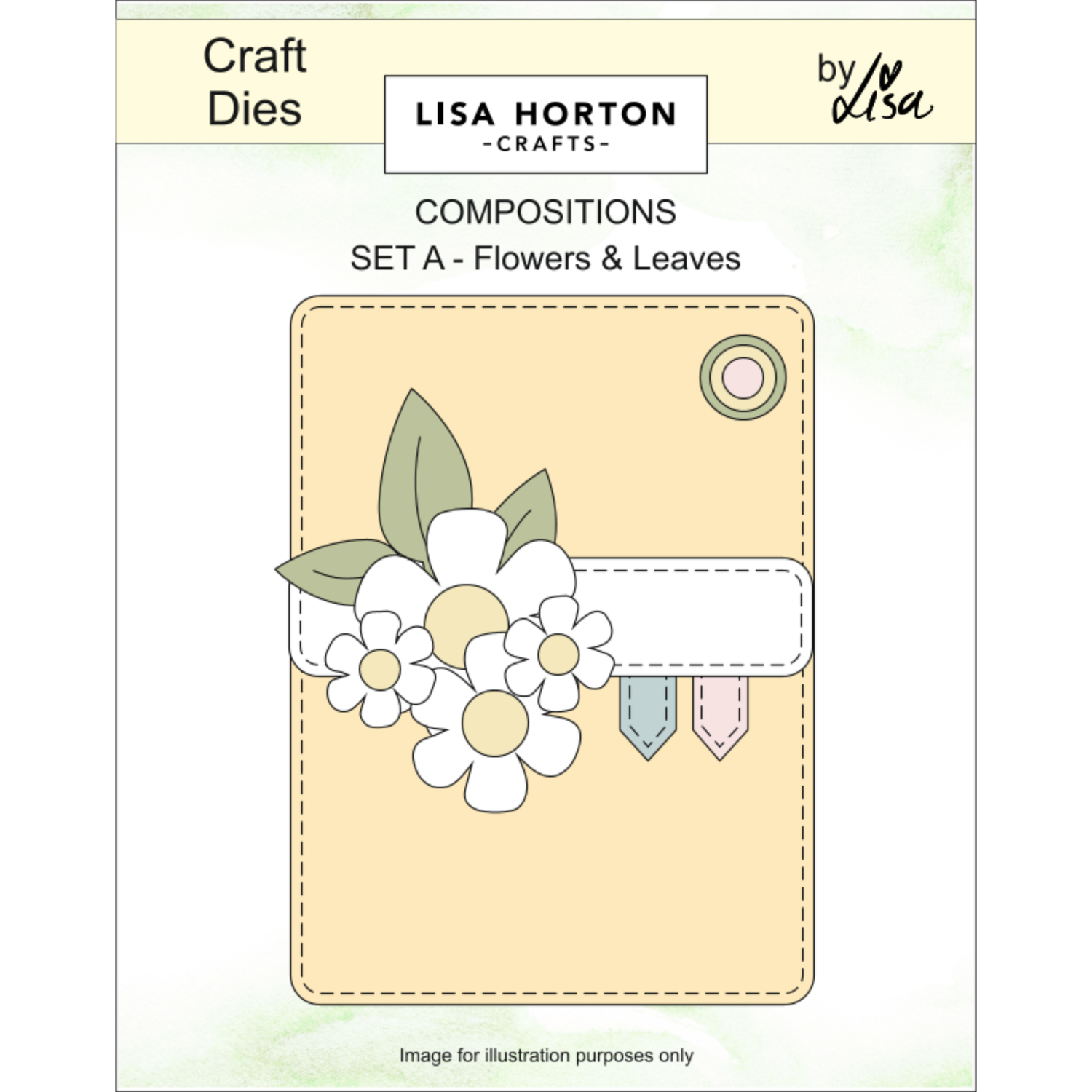 Composition Layout Dies - Set A (Flowers and Leaves)
